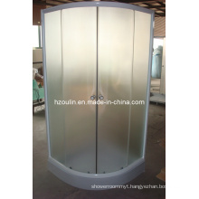 Shower Room with White Aluminum (E-01White)